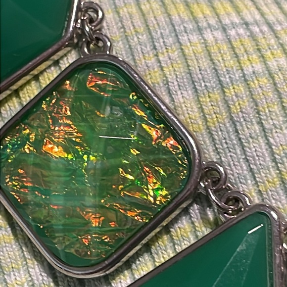 Lab opal necklace 19” - Picture 8 of 15